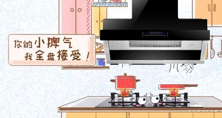 吸油煙機對燃?xì)庠钫f：你的小脾氣我全盤接受！